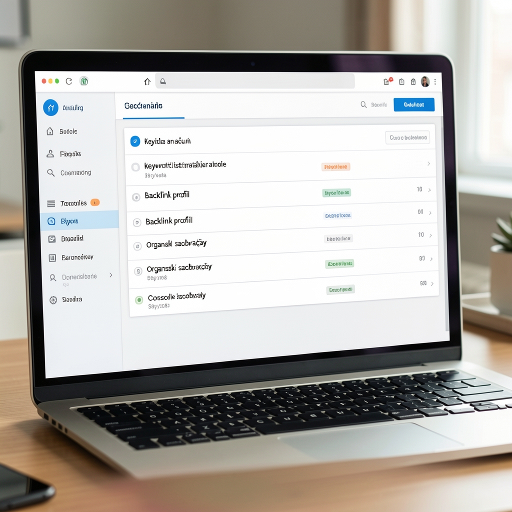 SEO analiza na računaru: keyword istraživanje, backlink profil i organski saobraćaj u Google Search Console alatu